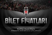 Beşiktaş-Kauno Zalgiris maçının bilet fiyatları aşikâr oldu!