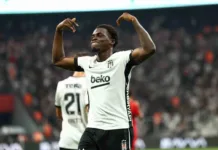 Poku Beşiktaş formasıyla siftahı Avrupa’da yaptı…